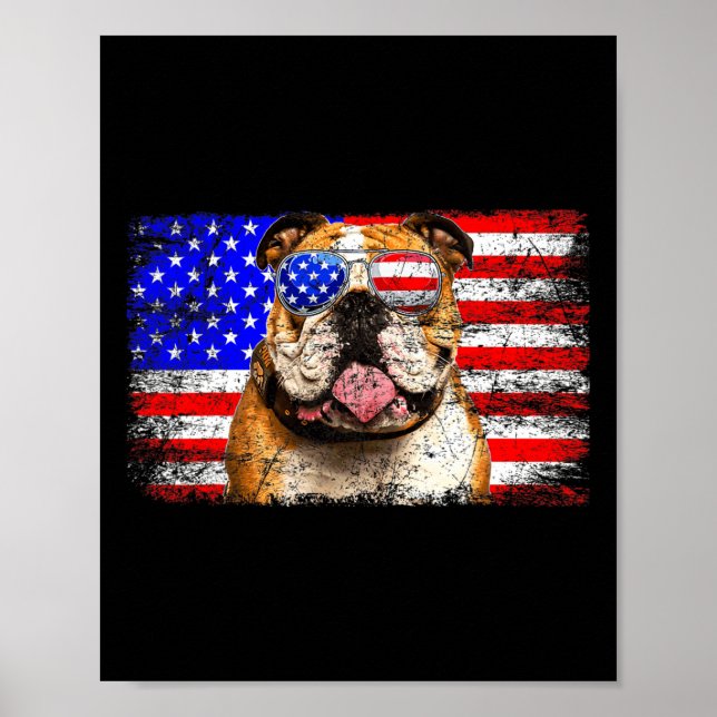 Poster American Flag Usa incrível (Frente)