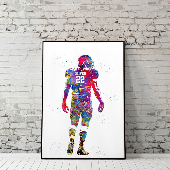 Poster American Football Player (Criador carregado)