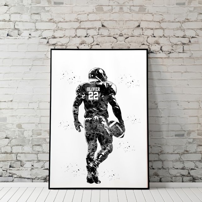 Poster American Football Player (Criador carregado)