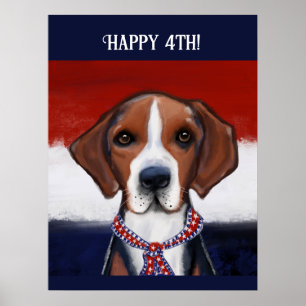 Poster American Foxhound