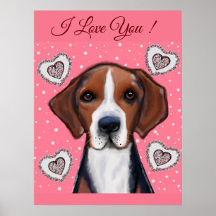 Poster American Foxhound