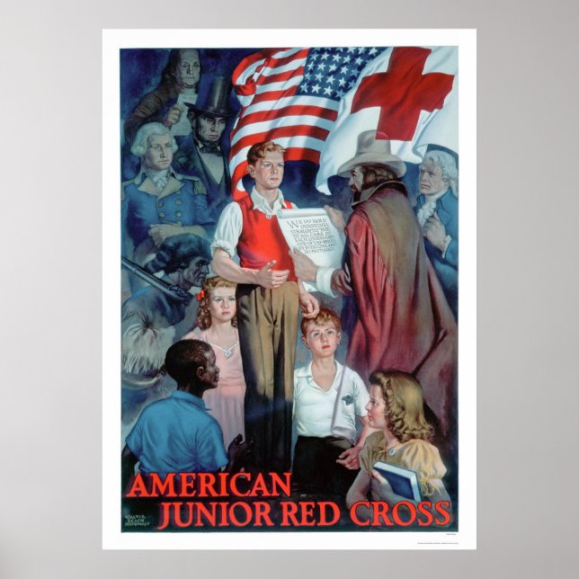 Pôster American Junior Red Cross (US00335) (Frente)