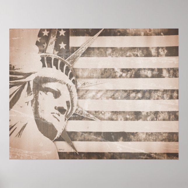 Poster American Liberty Patriot (Frente)