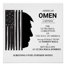 Pôster American Omen In Black