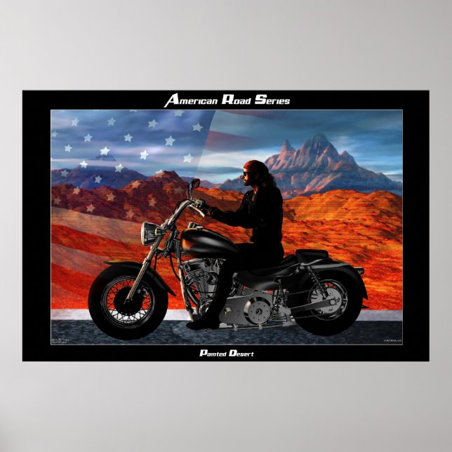 Poster American Road Series (Frente)