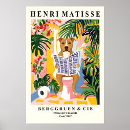 Poster American Staffordshire Terrier Bathroom Print