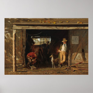 Poster American WildWest Blacksmith e Cowboy