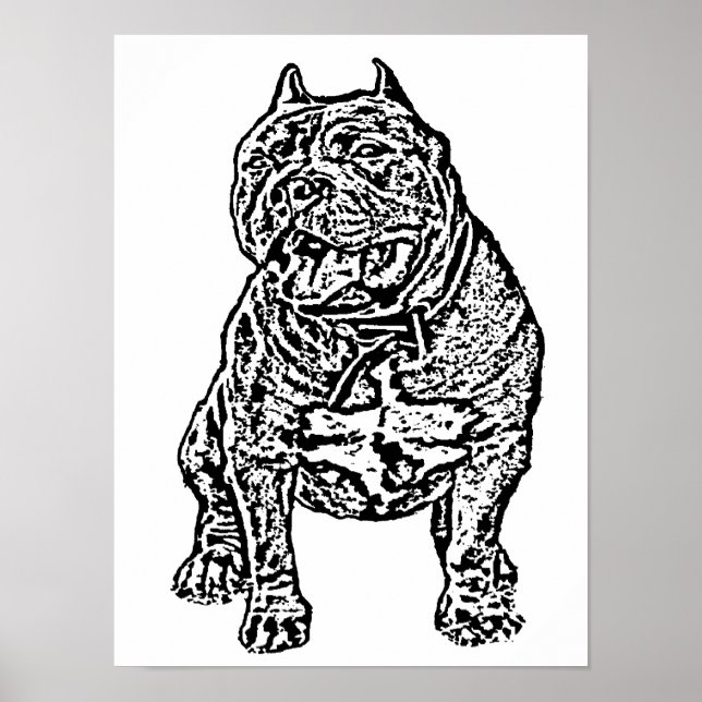 Poster Americano Bully Dog (Frente)