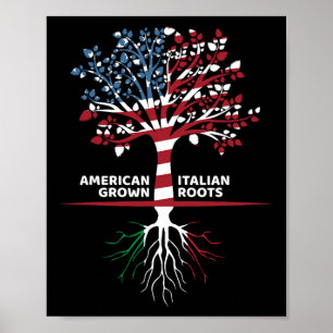 Poster Americano Cultiva Raízes Italianas Em 4 De Julho