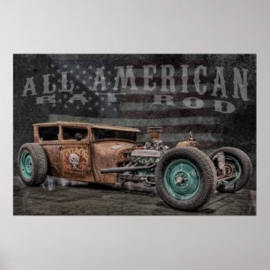 Poster americano de Rod do rato