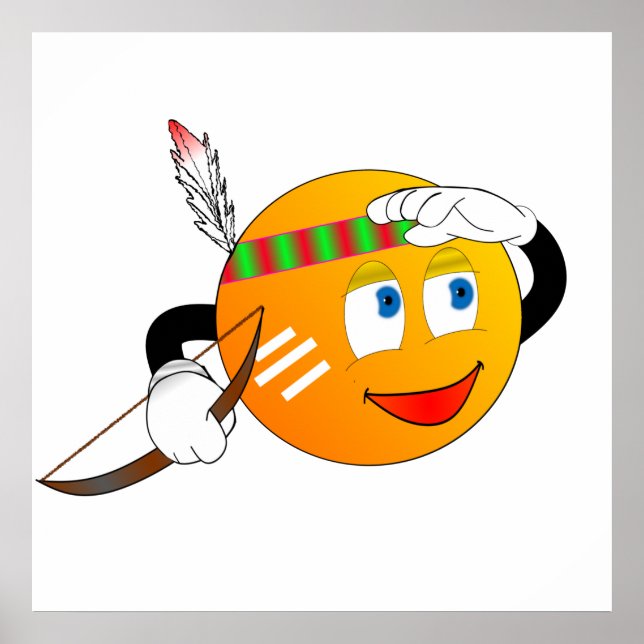 Poster Americano Nativo (Frente)