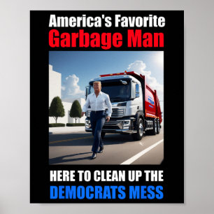 Poster Americas - Homem De Garbyge Favorito Aqui Para Lim