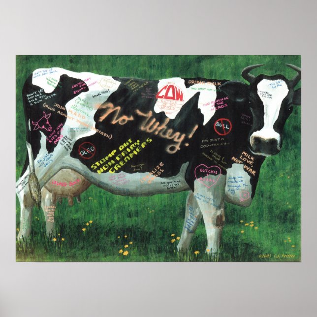 Pôster 'AmeriCOW GrafiteS (Frente)