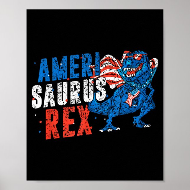 Poster Amerisaurus rex américa eua independência 4 de (Frente)