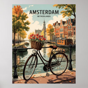 Poster Amesterdã Países Baixos