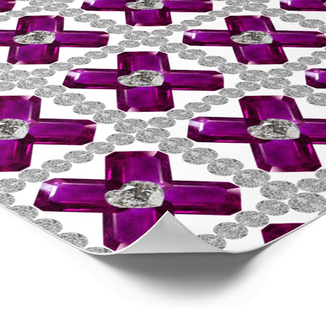 Poster Ametist Diamond Art, Purple (Borda)