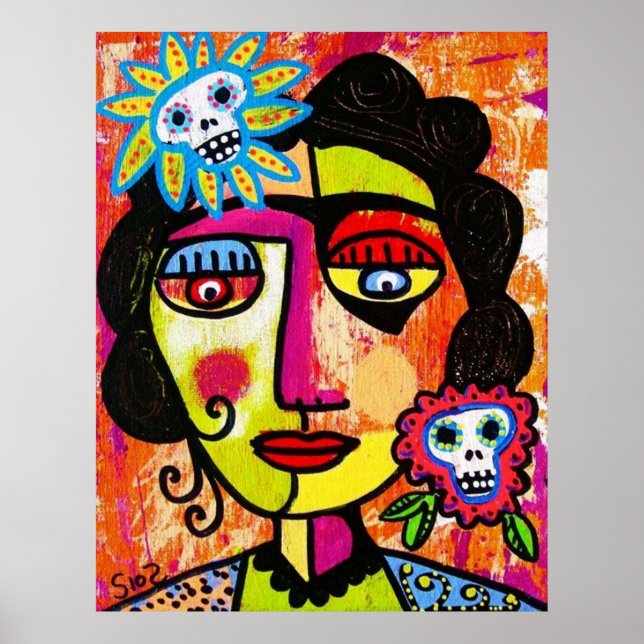 Poster Ametist Sugar Sull Frida por SilberZweigArts (Frente)