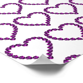 Poster Ametyst Gemstone Hearple