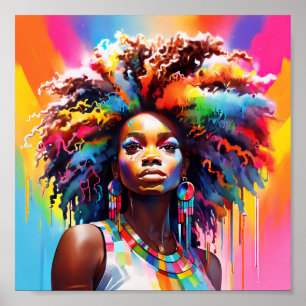 Poster Amigas irmãs sistas magia de menina negra mana