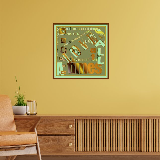 Pôster Amigo Adora O Tempo Todo (Sala de Estar 2)