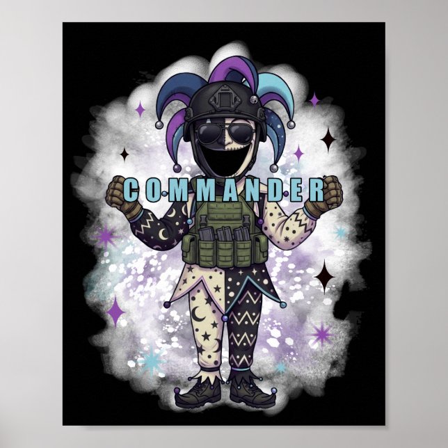 Poster Amigo Comandante Bobo da Morte (Frente)
