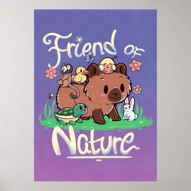 Poster Amigo da Natureza (Frente)