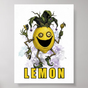 Poster Amigo Palhaço do Vazio Limão