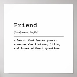 Poster Amigo - Um Coração Que Conhece O Seu