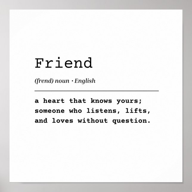 Poster Amigo - Um Coração Que Conhece O Seu (Frente)