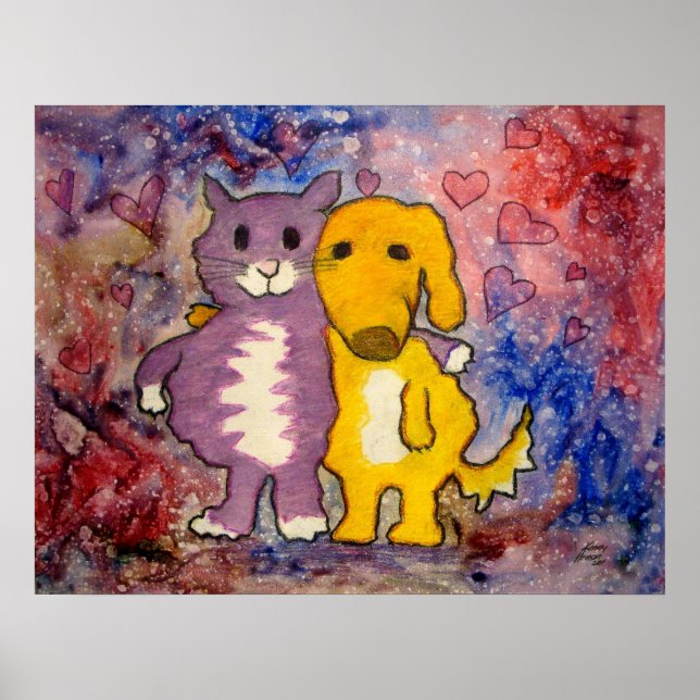 Pôster Amigos (Frente)