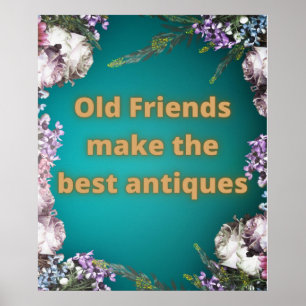 Poster Amigos antigos