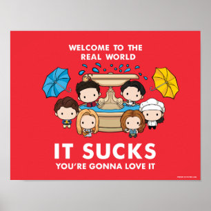 Poster AMIGOS™   Bem-vindo ao Chibi do Mundo Real