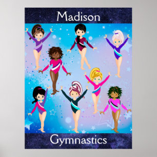 Poster Amigos da ginástica: Estes Gymnast Parecem Nós