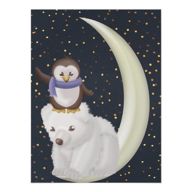 Pôster Amigos da Noite de Starry (Frente)