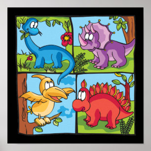 Pôster Amigos Dino