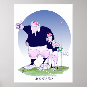 Pôster amigos do rugby de scotland, fernandes tony