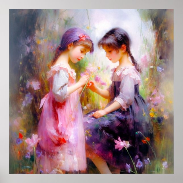 Poster Amigos e Flores (Frente)