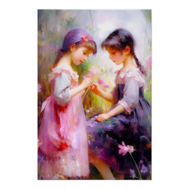 Pôster Amigos e Flores  (Frente)