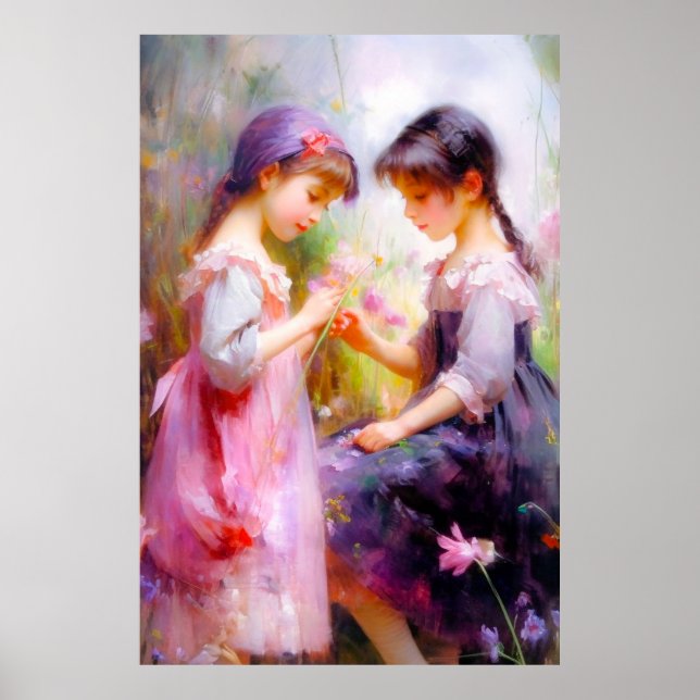 Poster Amigos e Flores (Frente)