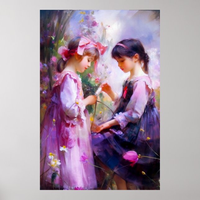 Poster Amigos e Flores 2 (Frente)