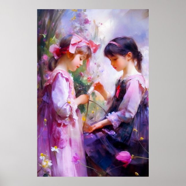 Poster Amigos e Flores 2 (Frente)