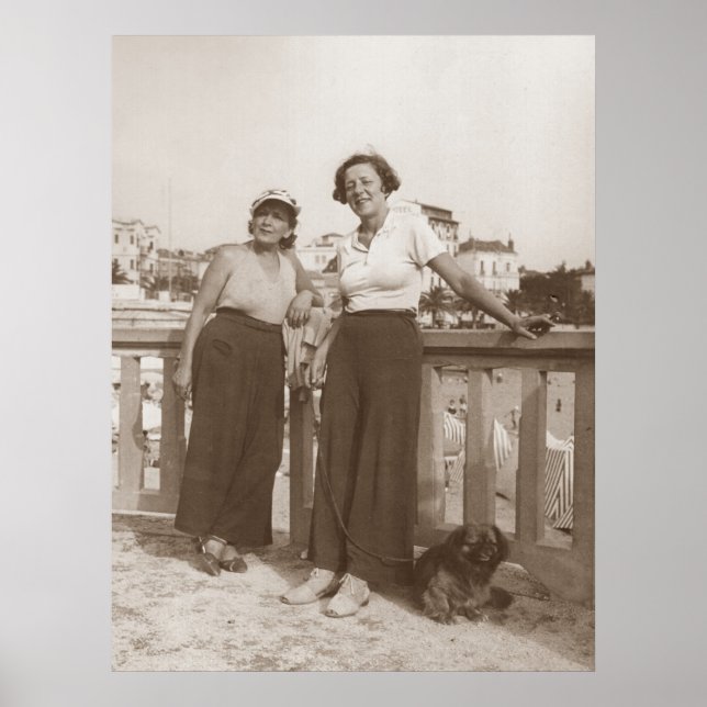 Poster Amigos em Cannes nos anos 30 (Frente)