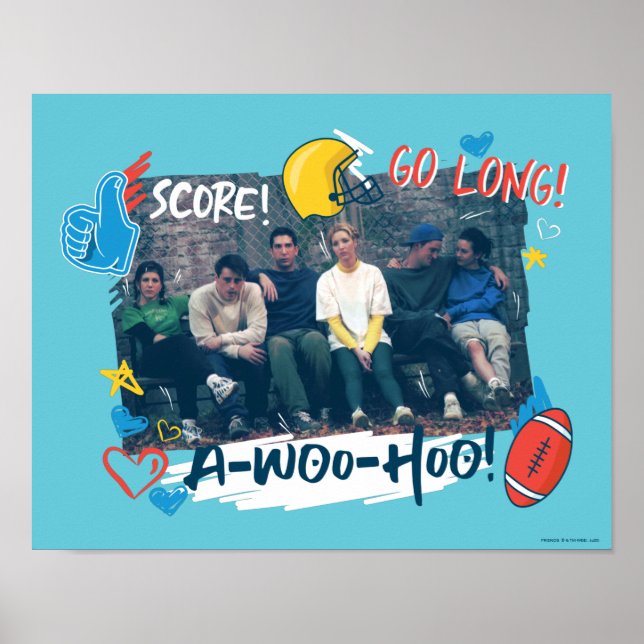 Poster AMIGOS™ | Jogo de futebol (Frente)