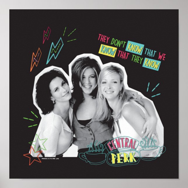 Poster AMIGOS™ | Monica, Rachel e Phoebe (Frente)