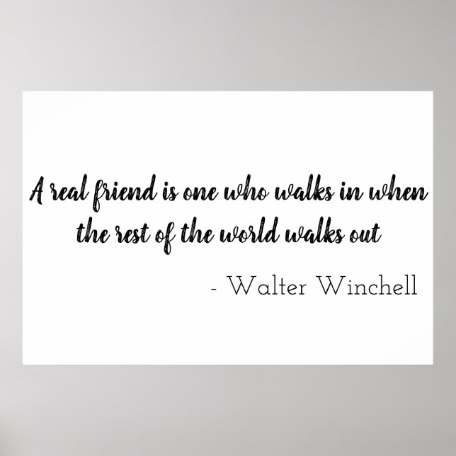 Poster ❤ amigos motivacionais citam: (Frente)