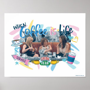 Poster AMIGOS™ Quando o café é vida