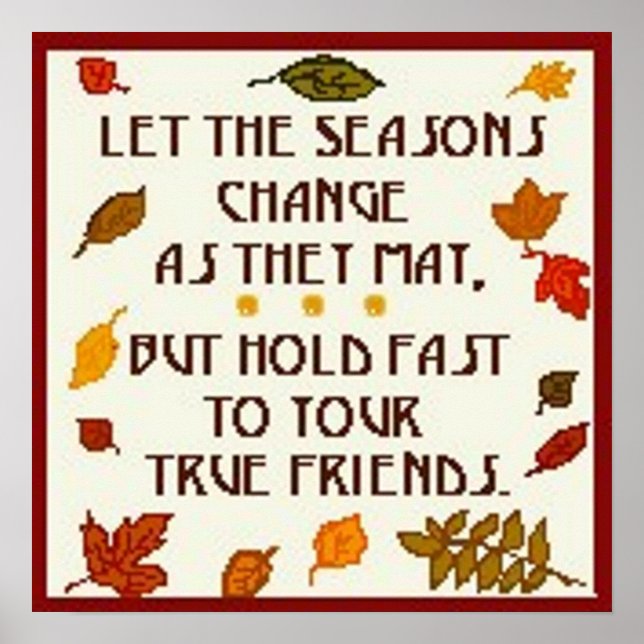 Pôster Amigos Verdadeiros (Frente)