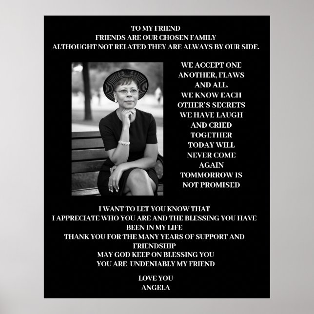 Poster Amizade (Frente)