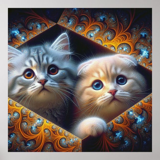 Poster Amizade em Quadros Fratos: Uma Arte Incrível (Frente)