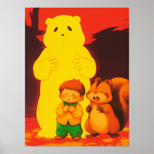 Poster Amizade Halloween (Frente)